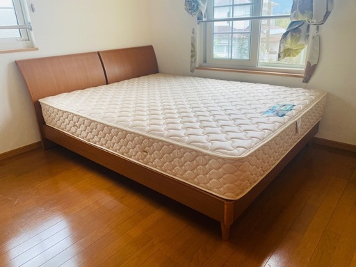 フランスベッド　マットレス　ベッドフレーム　ワイドダブル