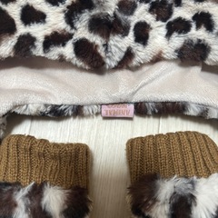 新品　キッズ　ファー　帽子　手袋　セットの画像