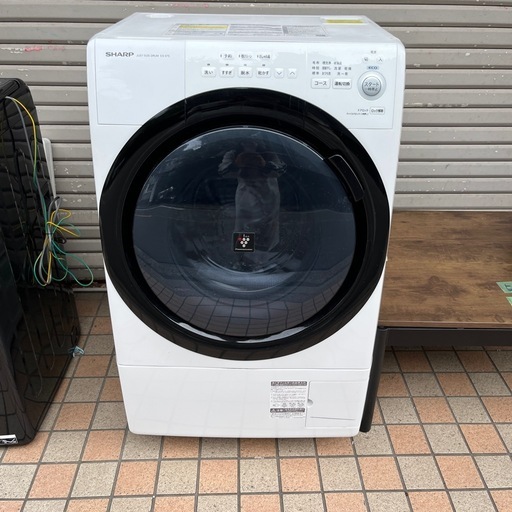 シャープドラム式洗濯乾燥機 ES-S7E-WL 2020製