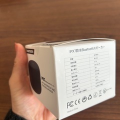 Bluetoothスピーカー新品黒の画像