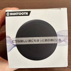 Bluetoothスピーカー新品黒の画像