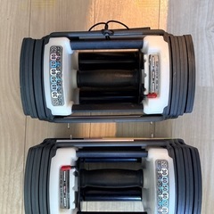 【早い者勝ちです。】可変調整式　ダンベル　MAX約23kg　ブロックタイプ　2個セットとおりたためるベンチの画像