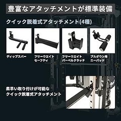 【問い合わせ多数】★iROTEC PRO アイロテックプロ プレートローディングスミス＆クロストータルトレーナージムWOTプレート付き約125キロの画像