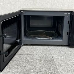 【R-41・税込み】2023年製 YAMAZEN 山善 電子レンジ YRM-HF171 ブラック 17L【PayPay使えます】の画像