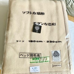 【再掲載】ニッケ純毛毛布 ホテル仕様 新品5枚セット（防炎・日本製）の画像