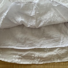 【90〜100】♪海外子ども服♪ワンピース ホワイト 女の子の画像