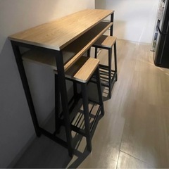 【取引決定しました】ハイカウンターチェアセットの画像