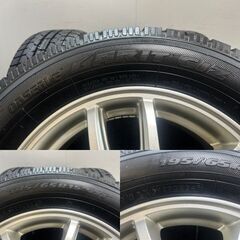 タイヤ新品【TOYO GARIT GIZ 195/65R15 91T】スタッドレス【NISSAN 日産 セレナ 純正ホイール 15インチ 5.5J5HPCD114.3+45】　(MTS500)クレジットカード QRコード決済可能の画像