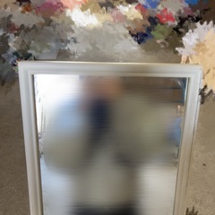 ホワイト 姿見 ヨーロピアン風 あアンティークの画像