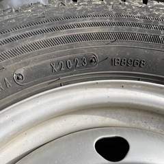 タイヤ　スチールホイール　4本セット　145/80r12 goodyear cargo pro　　　　　の画像