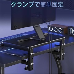 【新品】
デスクエクステンダー モニタースタンド 高さ調節可能 穴あけ不要 耐荷重20kgの画像