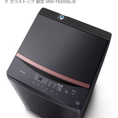 アイリスオーヤマ 洗濯機 6kg 　IAW-T605BL-Bの画像