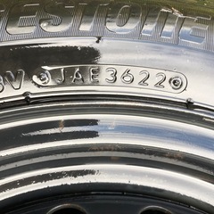 ブリヂストン　スタッドレス　VRX3     155/65R14の画像