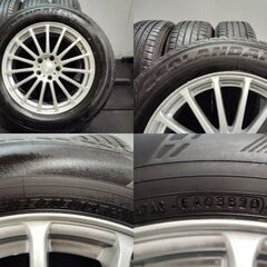 【YK GEOLANDAR G058 225/65R18】夏タイヤ【アバングレード AVG/T063 18インチ 7.5J5HPCD114.3+38】バリ溝 ムラーノ等　(MTH893)クレジットカード QRコード決済可能の画像