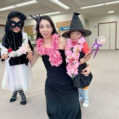 山梨県南アルプス市親子で楽しむフラダンスの画像