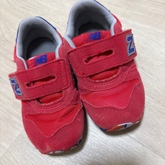 ニューバランス　15センチ　レッドの画像