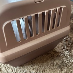 リッチェル キャンピングキャリーダブルドア 小型犬・猫用 ダークブラウン Mサイズの画像
