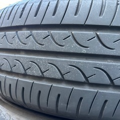 タイヤ付きアルミホイール　4本セット　185/65r14の画像