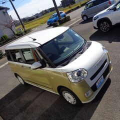 ムーヴキャンバス　ストライプス　Gターボ　1.1万㎞台　ナビ　バックカメラ　車検2年付の画像