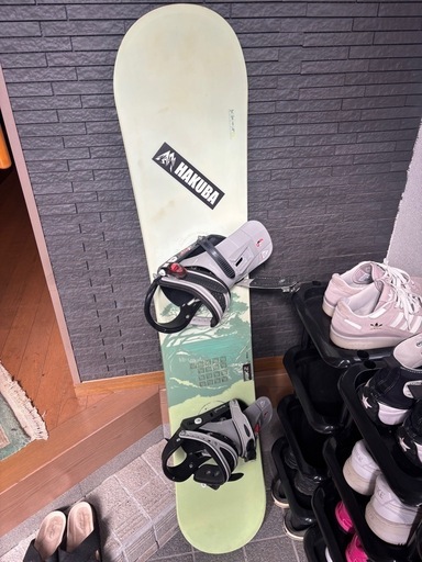 スノーボード　ビンディング付き