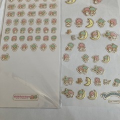 キキララのシールセット、使用済み（1つは未使用」）の画像