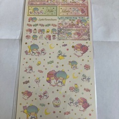 キキララのシールセット、使用済み（1つは未使用」）の画像