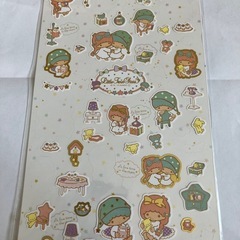 キキララのシールセット、使用済み（1つは未使用」）の画像