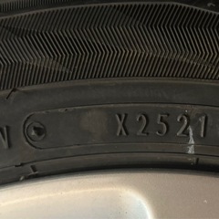 バリ山 155/65R14 ダイハツ純正スタッドレスタイヤホイールセット 2021年製造 4本の画像