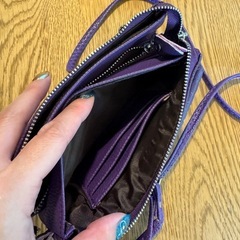 クロコダイル調 2way クラッチバッグ ショルダーバッグ お財布バッグの画像