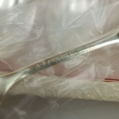 贈り物　スプーン　未使用　6本セット　ステンレス　食器　カトラリー　箱付きの画像