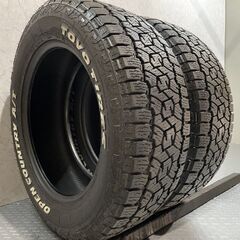 【走行短め】TOYO OPENCOUNTRY A/TⅢ オープンカントリー 265/60R20 20インチ 夏タイヤ 2本 24年製 ホワイトレター ランクル250等 (MTE016)クレジットカード QRコード決済可能の画像