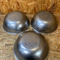a(7596) ステンレス ボウル 3個セット 41cm 調理用品 キッチン用品 業務用 厨房用小物 厨房用品 飲食店 店舗用 中古品の画像