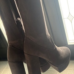 厚底　ロングブーツの画像