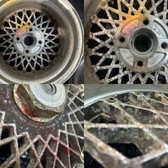 【旧車ホイール】SSR SpeedStar EX-C TYPEB スピードスター 15インチ 4本 6.5J4HPCD114.3約+22 希少 当時物 メッシュ 　(MHA620)クレジットカード QRコード決済可能の画像