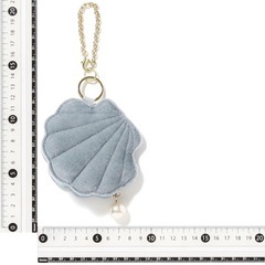 francfrancフランフラン／バッグチャームエコバッグ シェル ミント　貝殻の画像