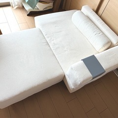 2人掛けカウチソファ オットマン付き 宜野湾市我如古・搬出可能な方の画像