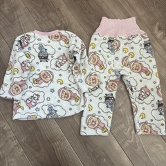 アンパンマン モコモコ パジャマ 100の画像