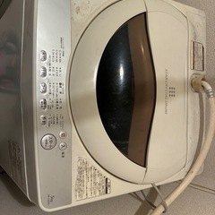 TOSHIBA 縦型洗濯機 AW-5G6 5.0kgの画像