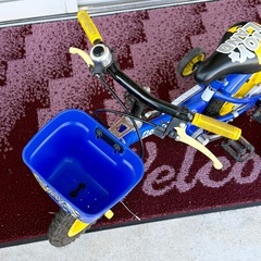 【超美品‼️】BRIDGESTONE ブリヂストン トイランドスタンダード 幼児用自転車 子ども 補助輪付き 12インチ ブルー♪の画像