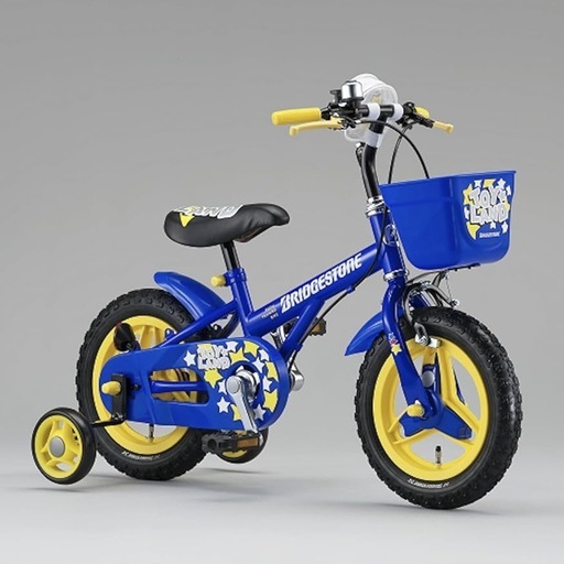 【超美品‼️】BRIDGESTONE ブリヂストン トイランドスタンダード 幼児用自転車 子ども 補助輪付き 12インチ ブルー♪