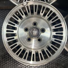【旧車ホイール】TOYOTA トヨタ 120系クラウン 純正ホイール 14インチ 4本 5.5J5HPCD114.3+27　(MHE216MYR)クレジットカード QRコード決済可能の画像