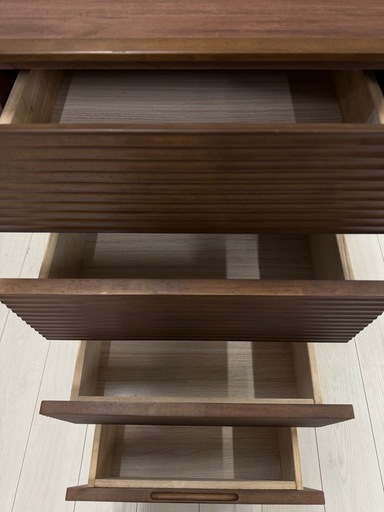 ISSEIKI チェスト　ブラウン　4段