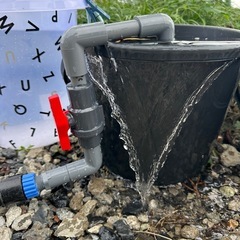 給水ノズル　排水パイプの画像