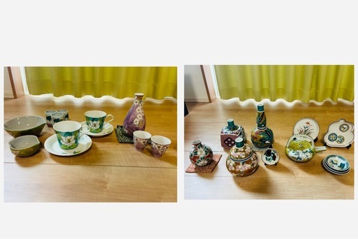 【値下げ】九谷焼 酒器 茶器 皿 カップ セット