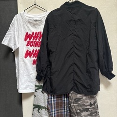 新品　子供服　キッズ　ストリート　アウター　ズボン　120cm 130cm セット　の画像