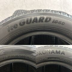 YOKOHAMA ice GUARD iG60 185/60R16 16インチ スタッドレス 4本 22年製 ノートe-POWER MAZDA2 アクア フィット ラクティス等　(MTG970)クレジットカード QRコード決済可能の画像