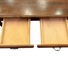 ◯アンティーク家具 木製テーブル 横幅 約106㎝ 奥行き 約56㎝ 高さ 約76㎝の画像