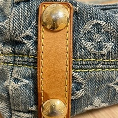 ルイヴィトン LOUISVUITTON デニム モノグラム バッグバギーPMの画像