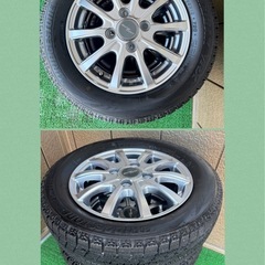 ブリヂストン スタッドレスタイヤ ブリザックVRX 155/65R13 4穴 2017年式 の画像