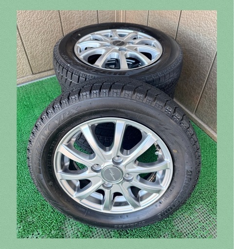 ブリヂストン スタッドレスタイヤ ブリザックVRX 155/65R13 4穴 2017年式